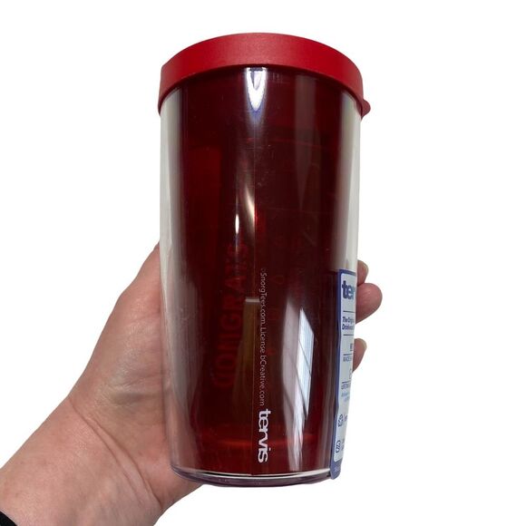 Tervis Don’t Stop Believing Santa Claus Christmas Tumbler Drinkware Red NWT - Picture 4 of 11